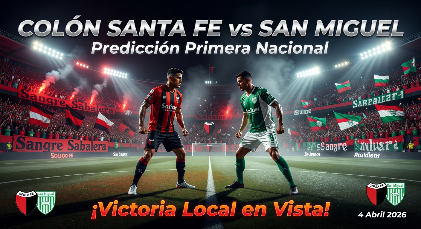 Colon Santa Fe vs San Miguel Pronóstico / Prediction