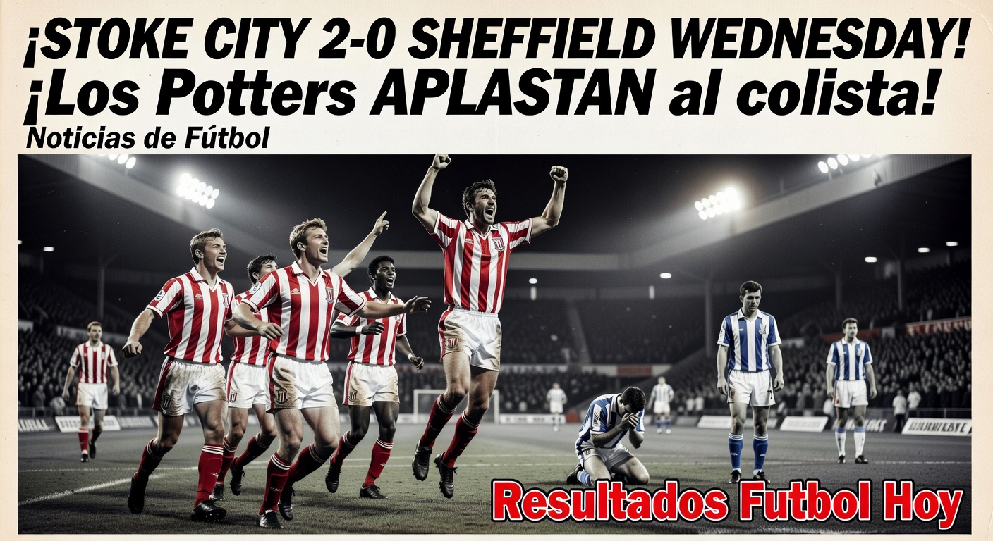 Sheffield Wednesday loses 0-2 to Stoke City
