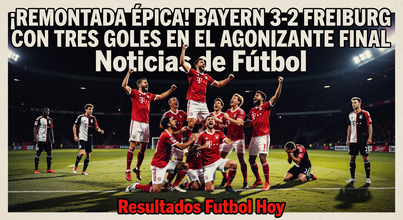 Bayern Munich's dramatic 3-2 comeback win at Freiburg yesterday sets tone (Reuters)