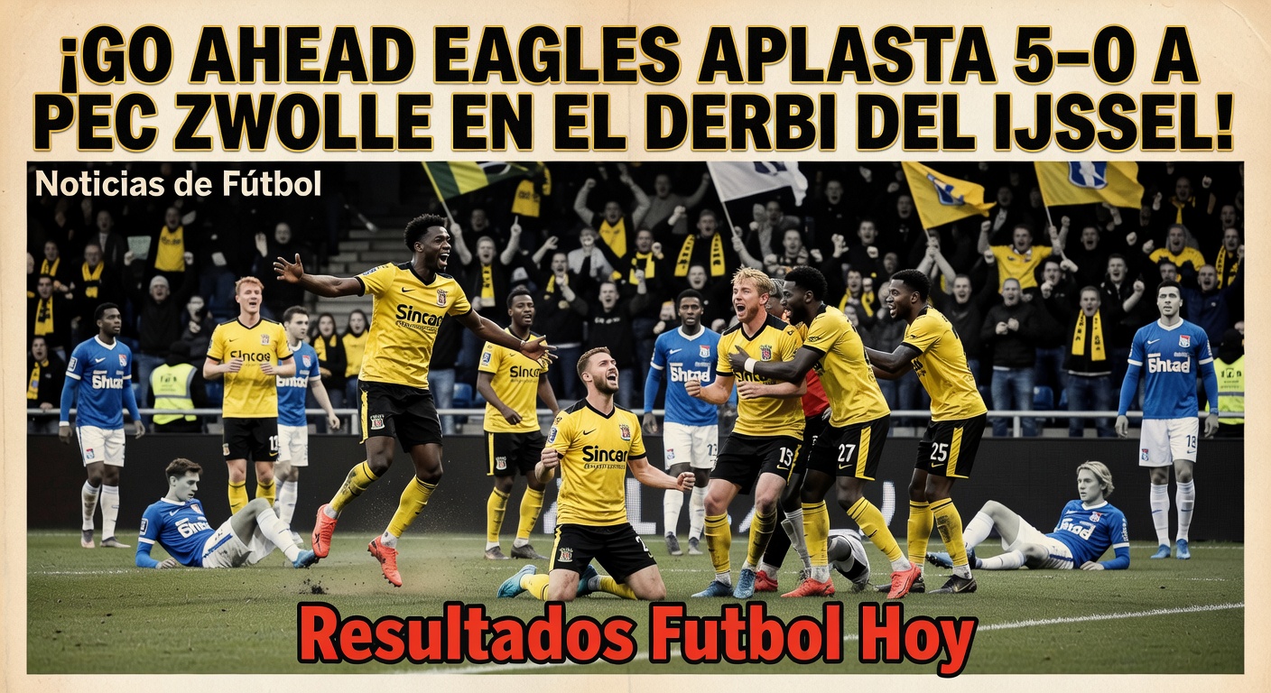 Go Ahead Eagles 5-0 PEC Zwolle (Eredivisie)