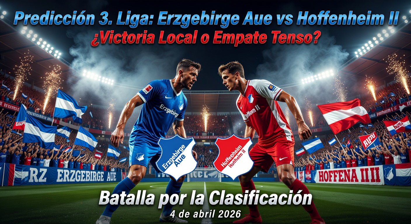 Erzgebirge Aue vs Hoffenheim II Pronóstico / Prediction