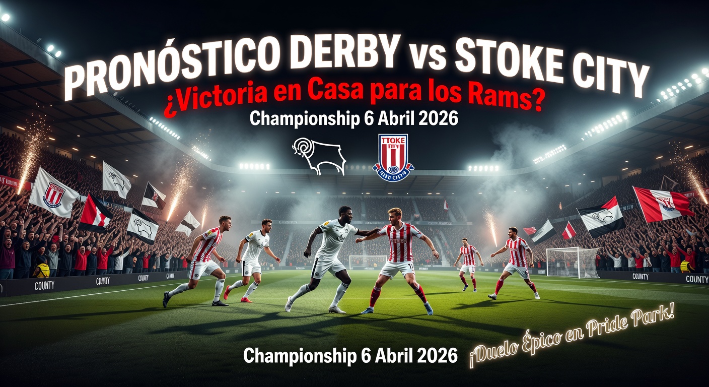 Derby vs Stoke City Pronóstico / Prediction