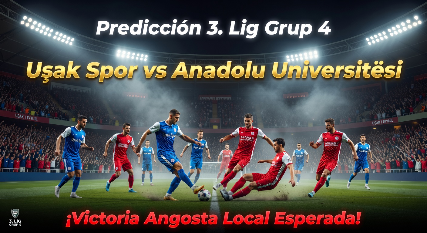 Uşak Spor vs Anadolu Üniversitesi Pronóstico / Prediction