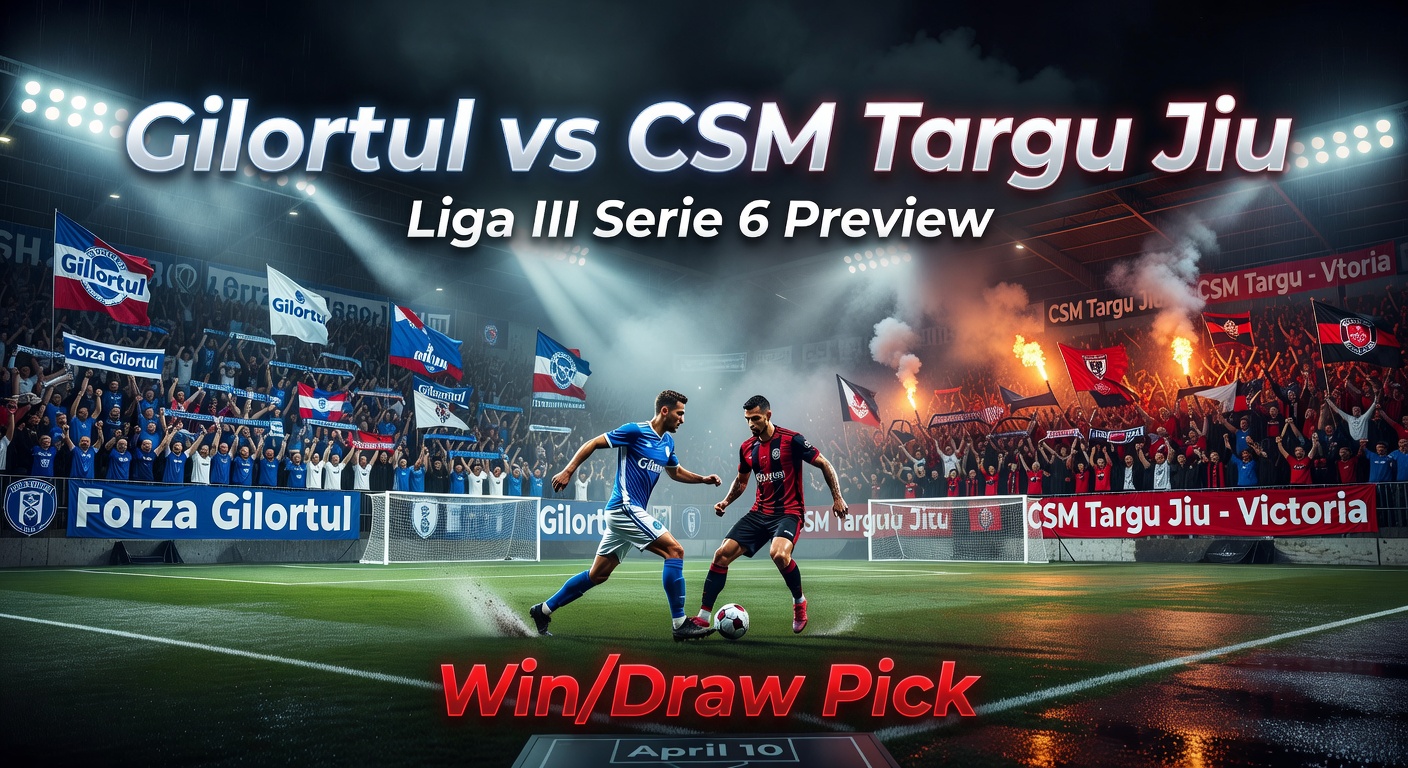 Gilortul vs CSM Targu Jiu Pronóstico / Prediction