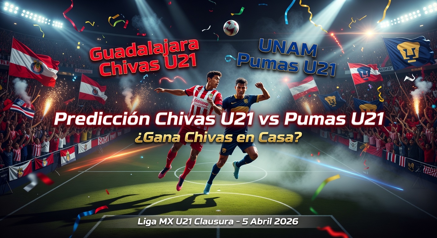 Guadalajara Chivas U21 vs UNAM Pumas U21 Pronóstico / Prediction