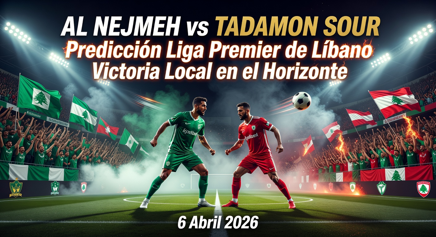 Al Nejmeh vs Tadamon Sour Pronóstico / Prediction