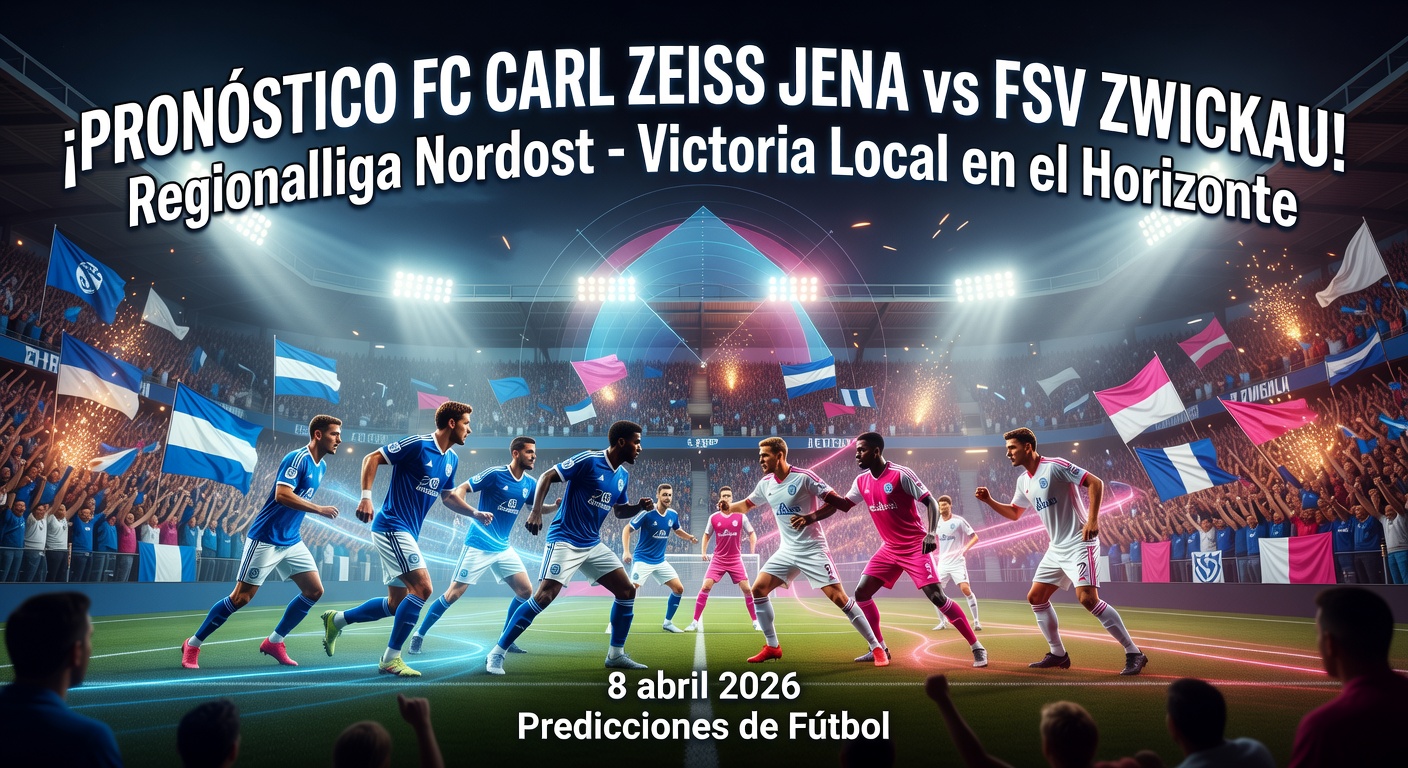 FC Carl Zeiss Jena vs FSV Zwickau Pronóstico / Prediction