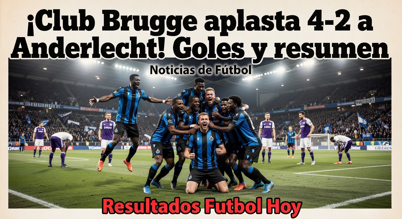Club Brugge 4-2 Anderlecht (Belgian Pro League Championship Round)