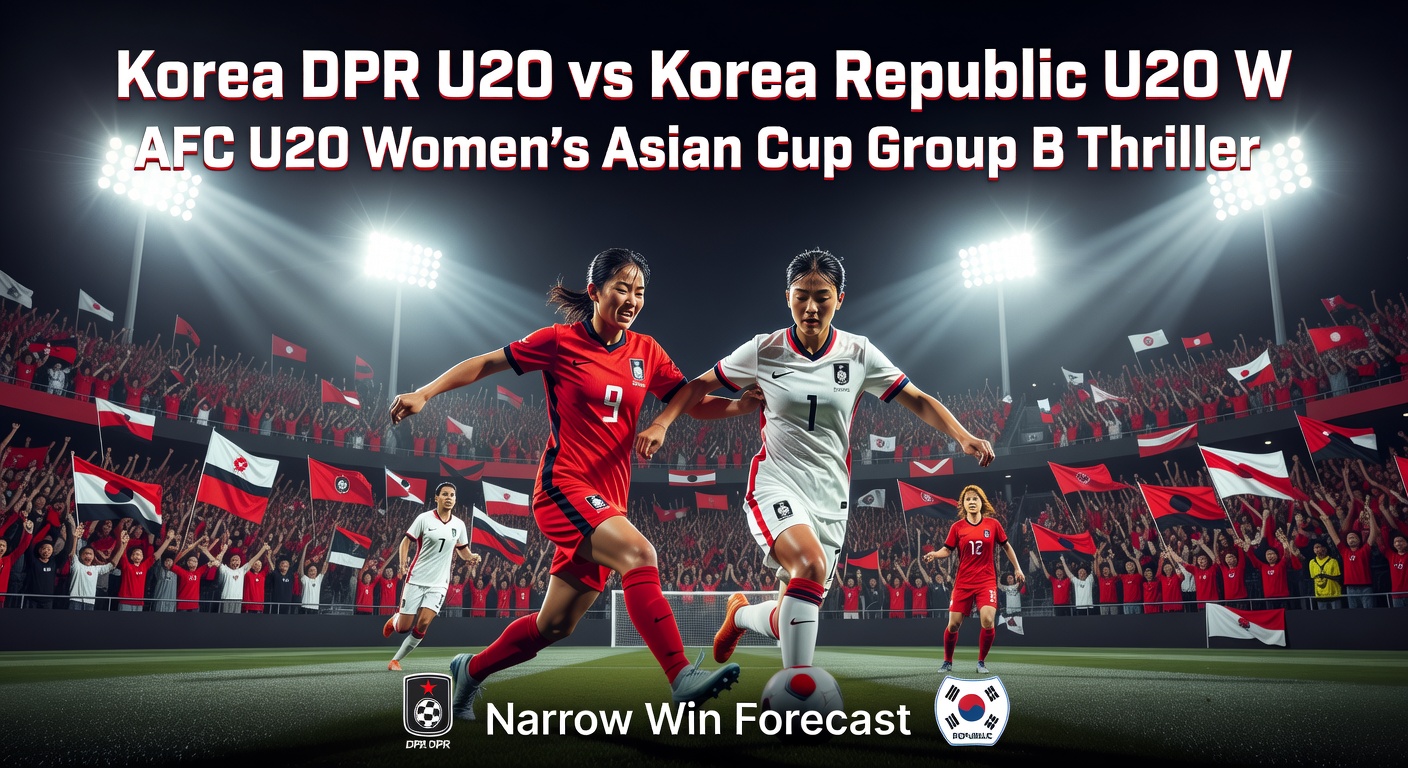 Korea DPR U20 vs Korea Republic U20 W Pronóstico / Prediction