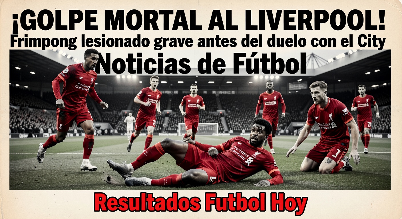 Liverpool defensive injury ahead of Man City