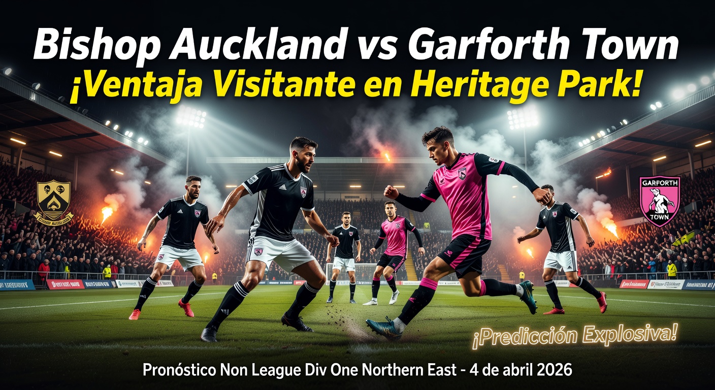 Bishop Auckland vs Garforth Town Pronóstico / Prediction