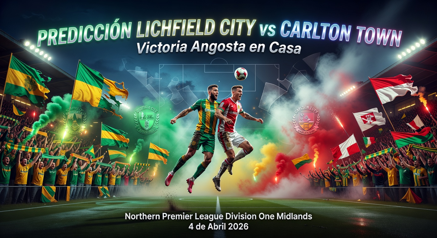 Lichfield City vs Carlton Town Pronóstico / Prediction