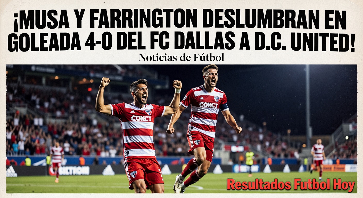 DC United 0-4 FC Dallas (BBC Sport, recent)