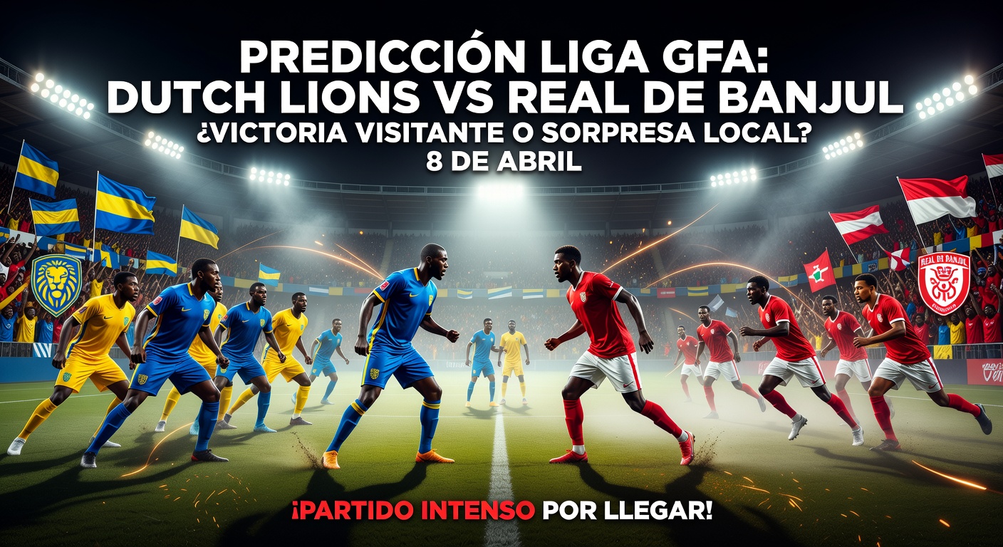 Dutch Lions vs Real de Banjul Pronóstico / Prediction