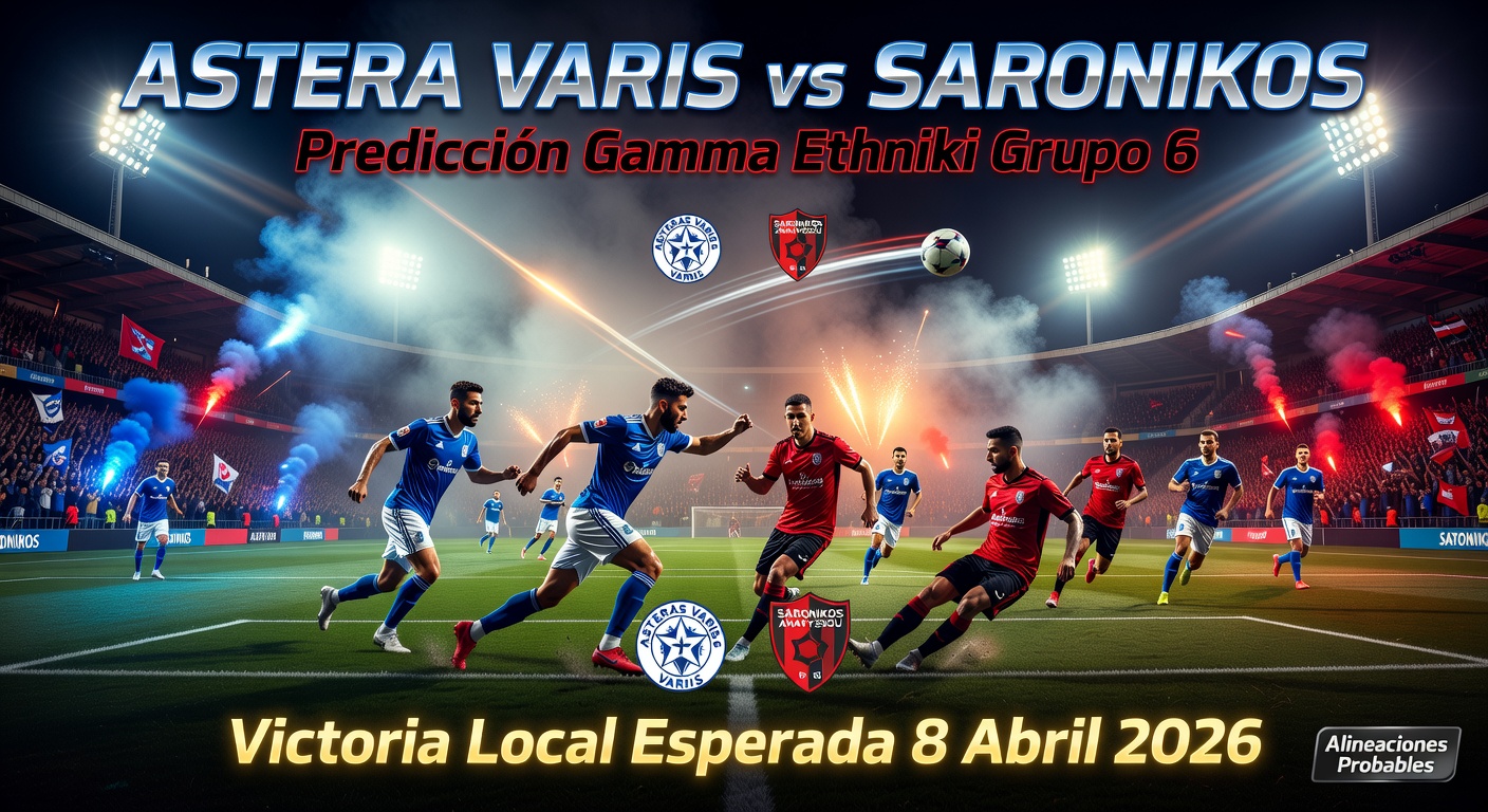 Asteras Varis vs Saronikos Anavyssou Pronóstico / Prediction