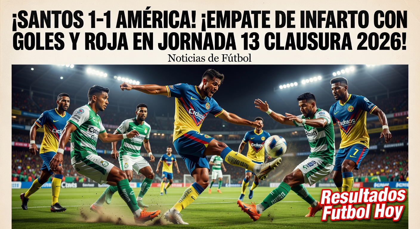 Santos Laguna Draw 1-1 with Club América (BBC Sport)