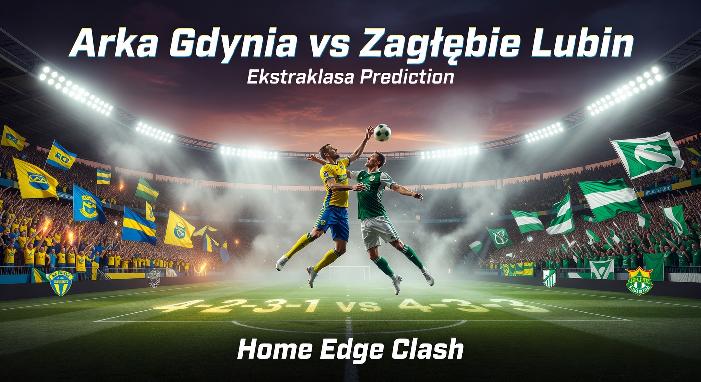Arka Gdynia vs Zaglebie Lubin Pronóstico / Prediction