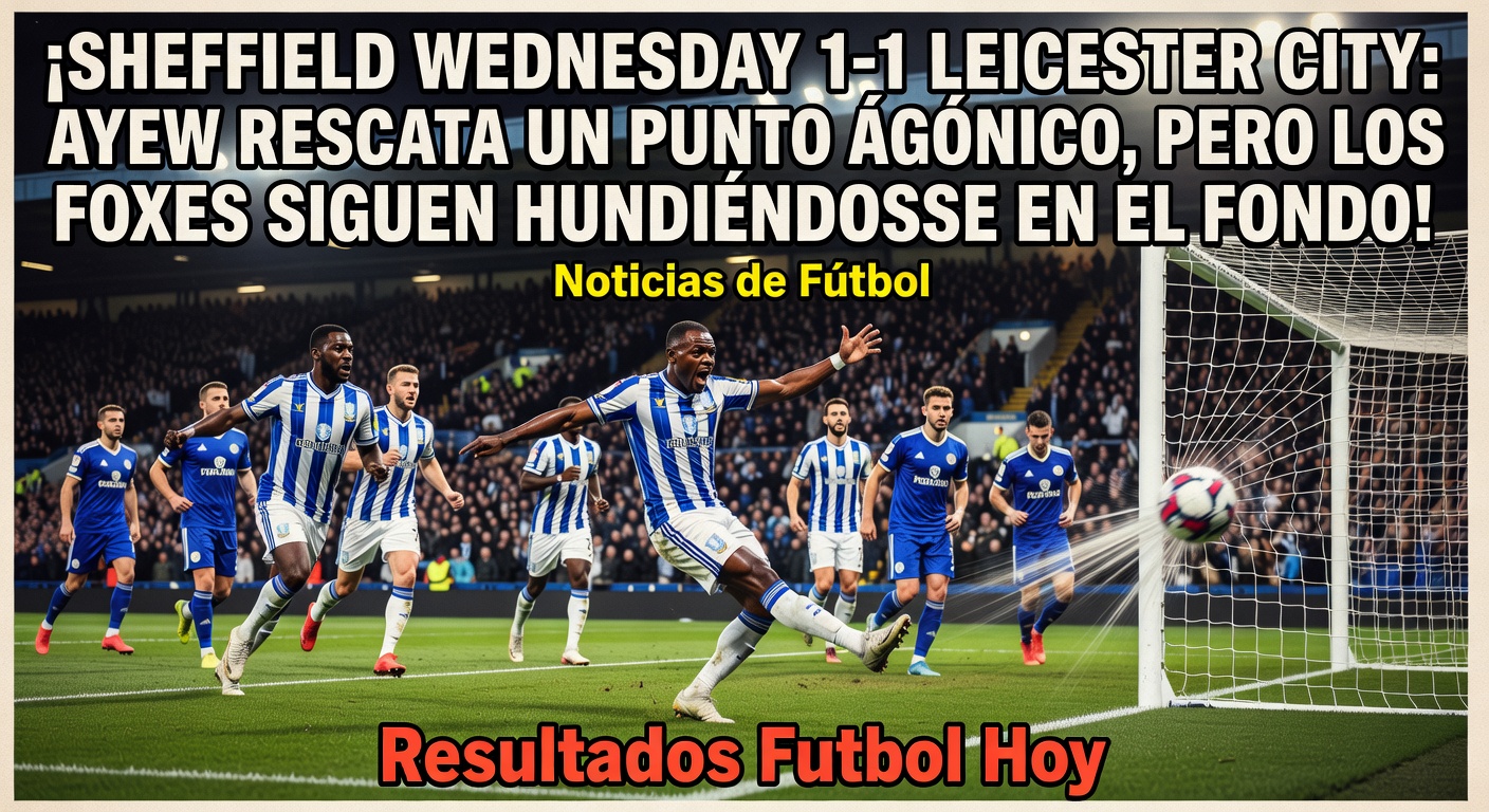 Leicester City 1-1 Sheffield Wednesday: Jordan Ayew scores vital equaliser