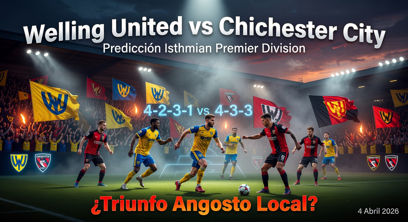 Welling United vs Chichester City Pronóstico / Prediction