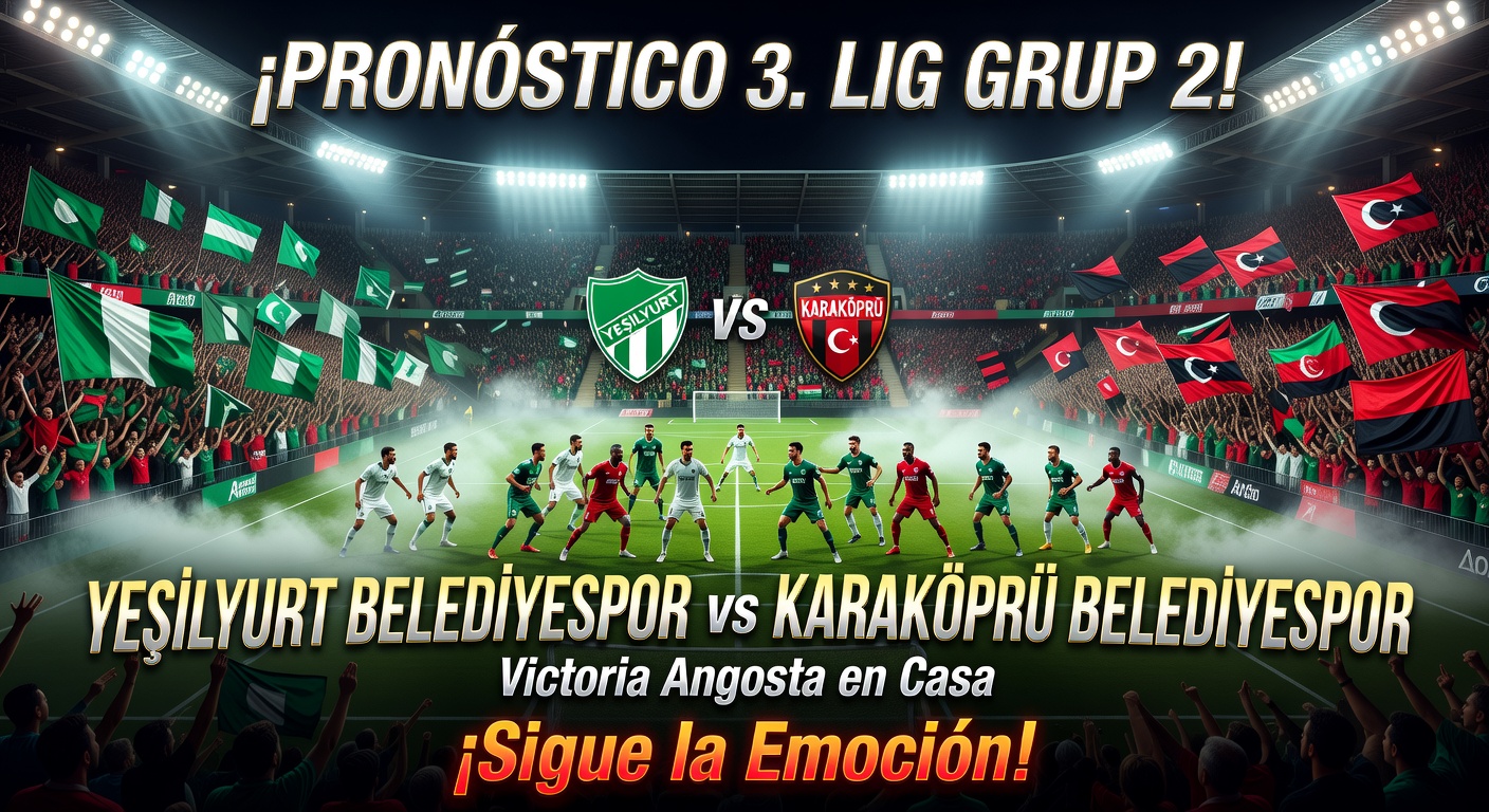Yeşilyurt Belediyespor vs Karaköprü Belediyespor Pronóstico / Prediction