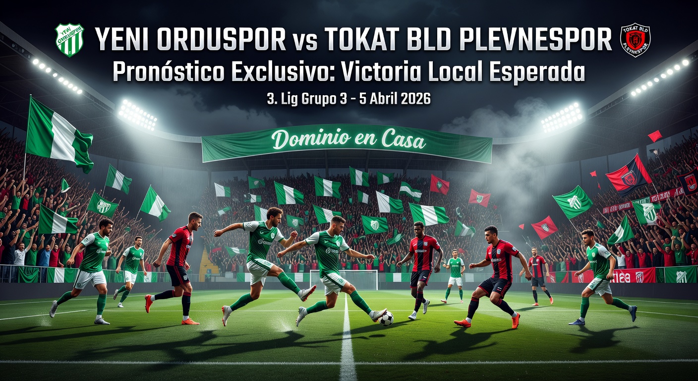 Yeni Orduspor vs Tokat Bld Plevnespor Pronóstico / Prediction