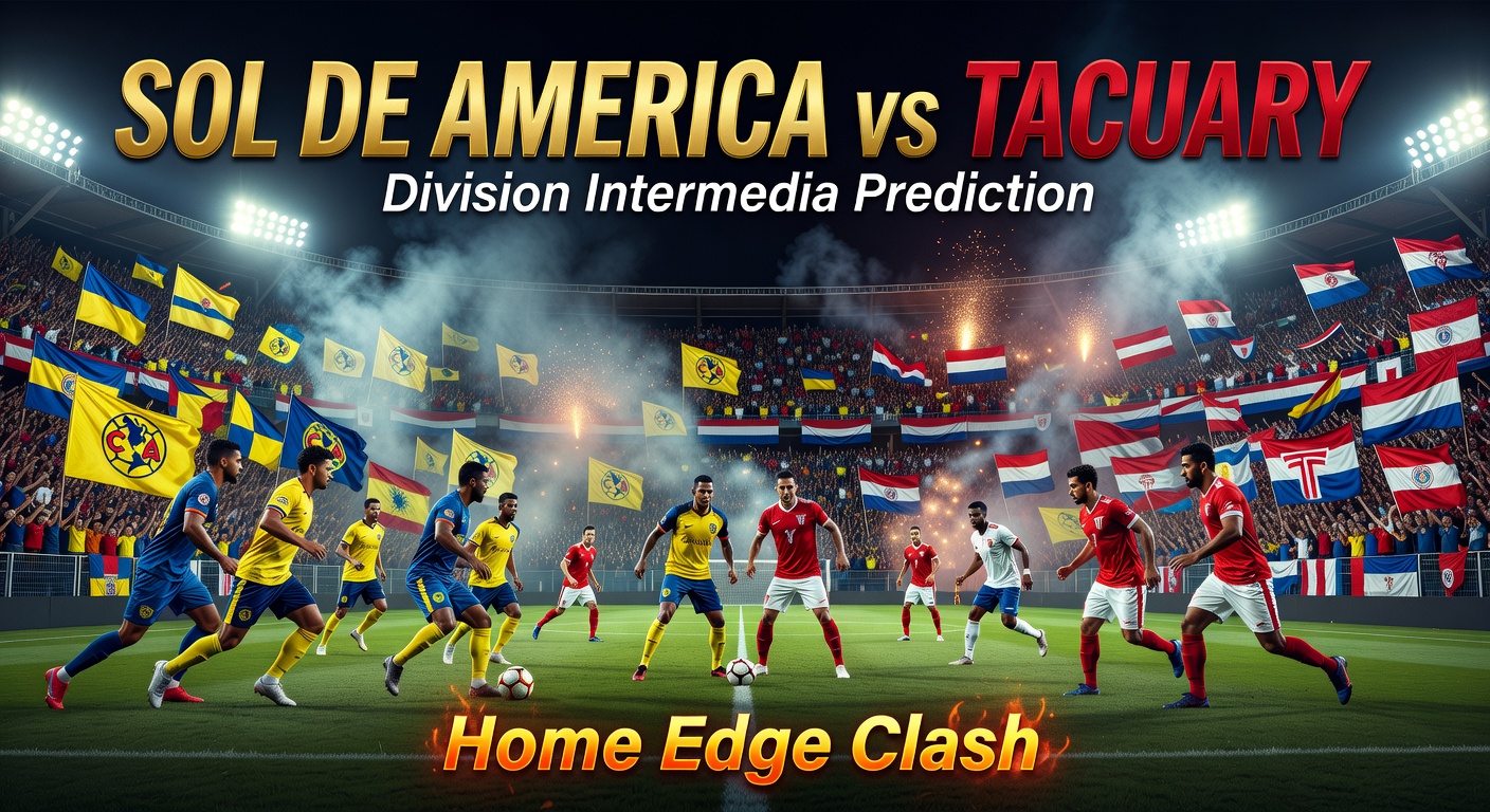 SOL DE America vs Tacuary Pronóstico / Prediction