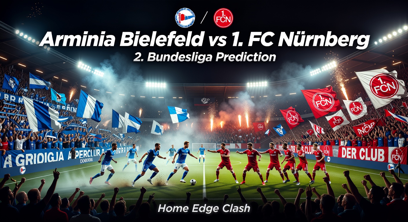 Arminia Bielefeld vs 1. FC Nürnberg Pronóstico / Prediction