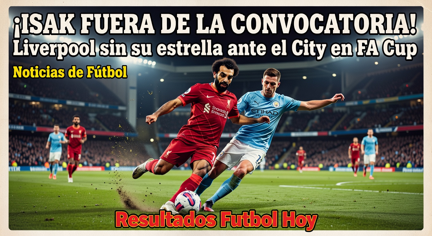 Alexander Isak Left Out of Liverpool's FA Cup Squad vs Man City