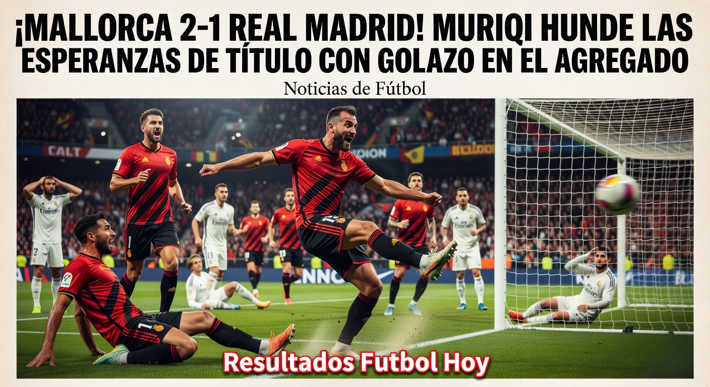 Real Madrid suffer 1-2 defeat at Mallorca (The Athletic, 41 minutes ago)