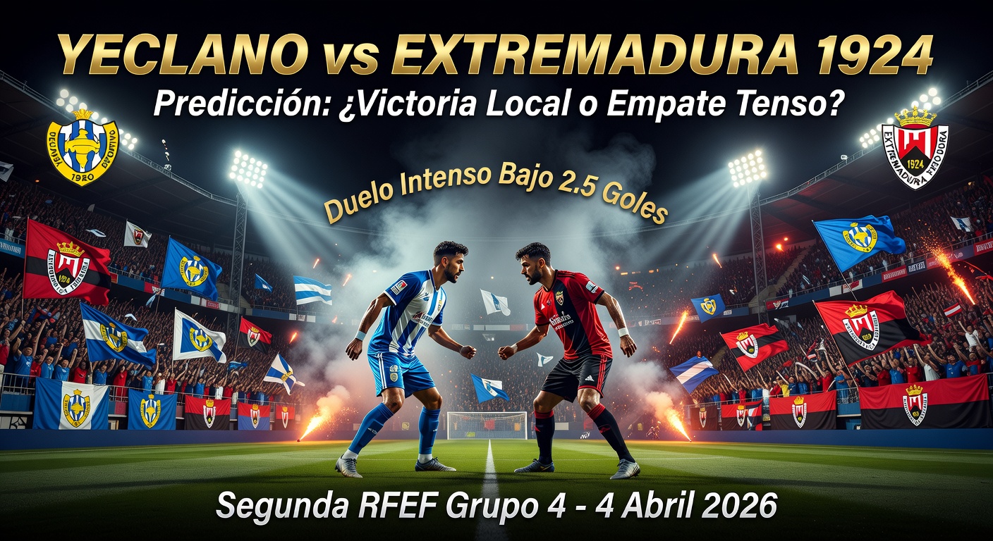 Yeclano vs Extremadura 1924 Pronóstico / Prediction