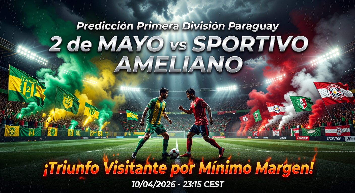 2 de Mayo vs Sportivo Ameliano Pronóstico / Prediction