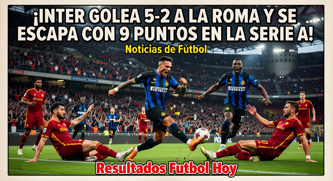 Inter Milan demolish AS Roma 5-2 in Serie A thriller