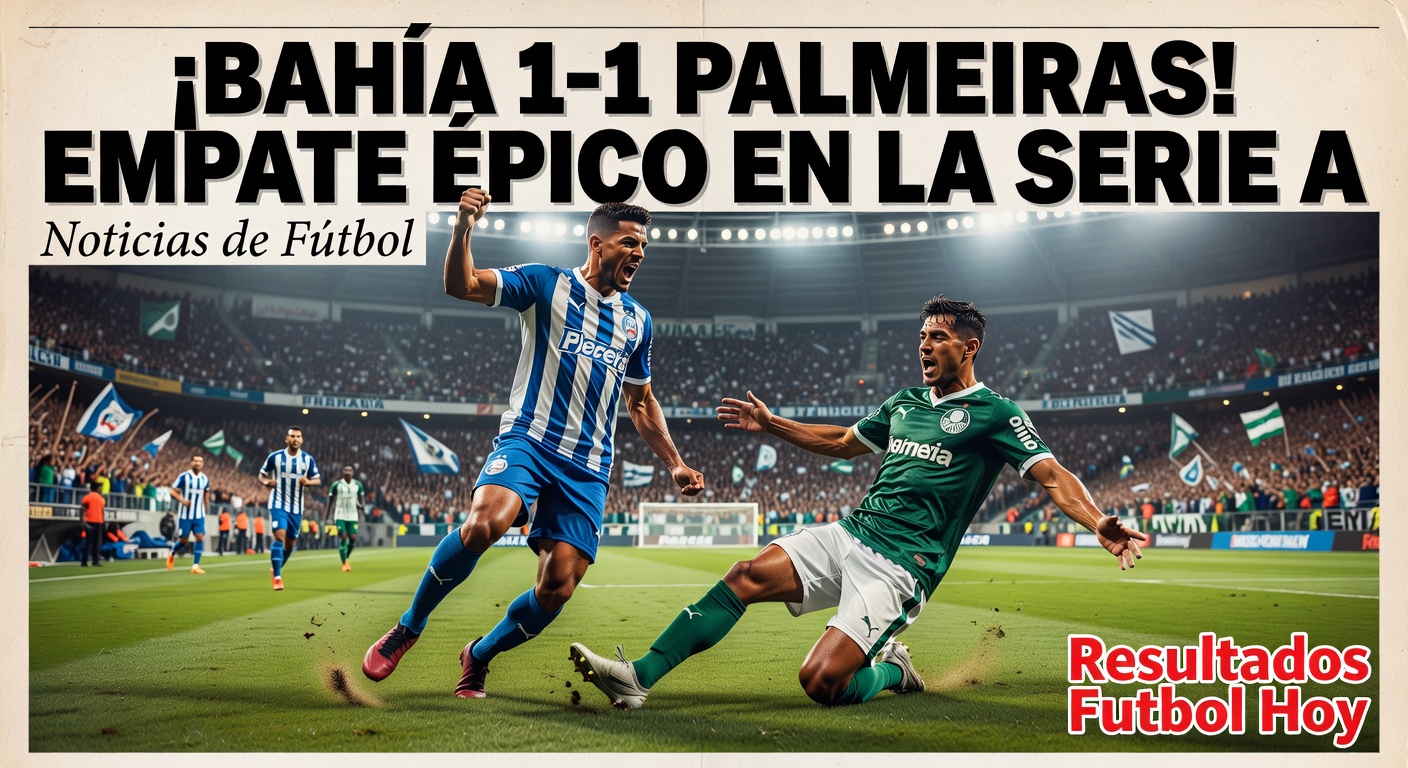 Bahia 1-1 Palmeiras in Brazilian Serie A