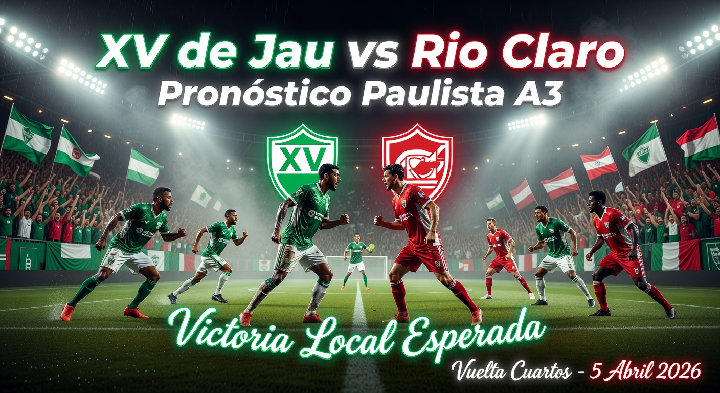 XV de Jau vs Rio Claro Pronóstico / Prediction
