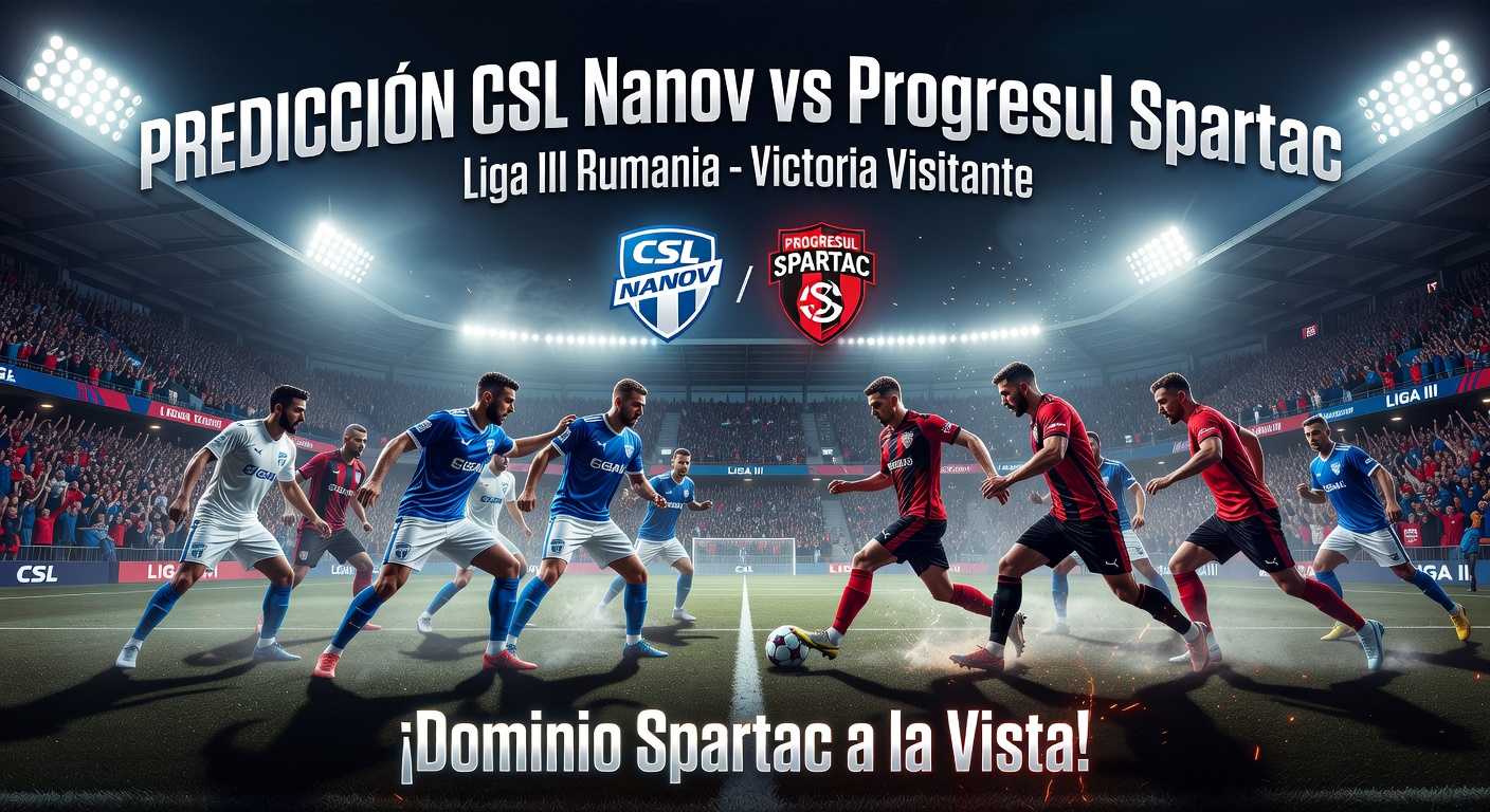 CSL Nanov vs Progresul Spartac Pronóstico / Prediction