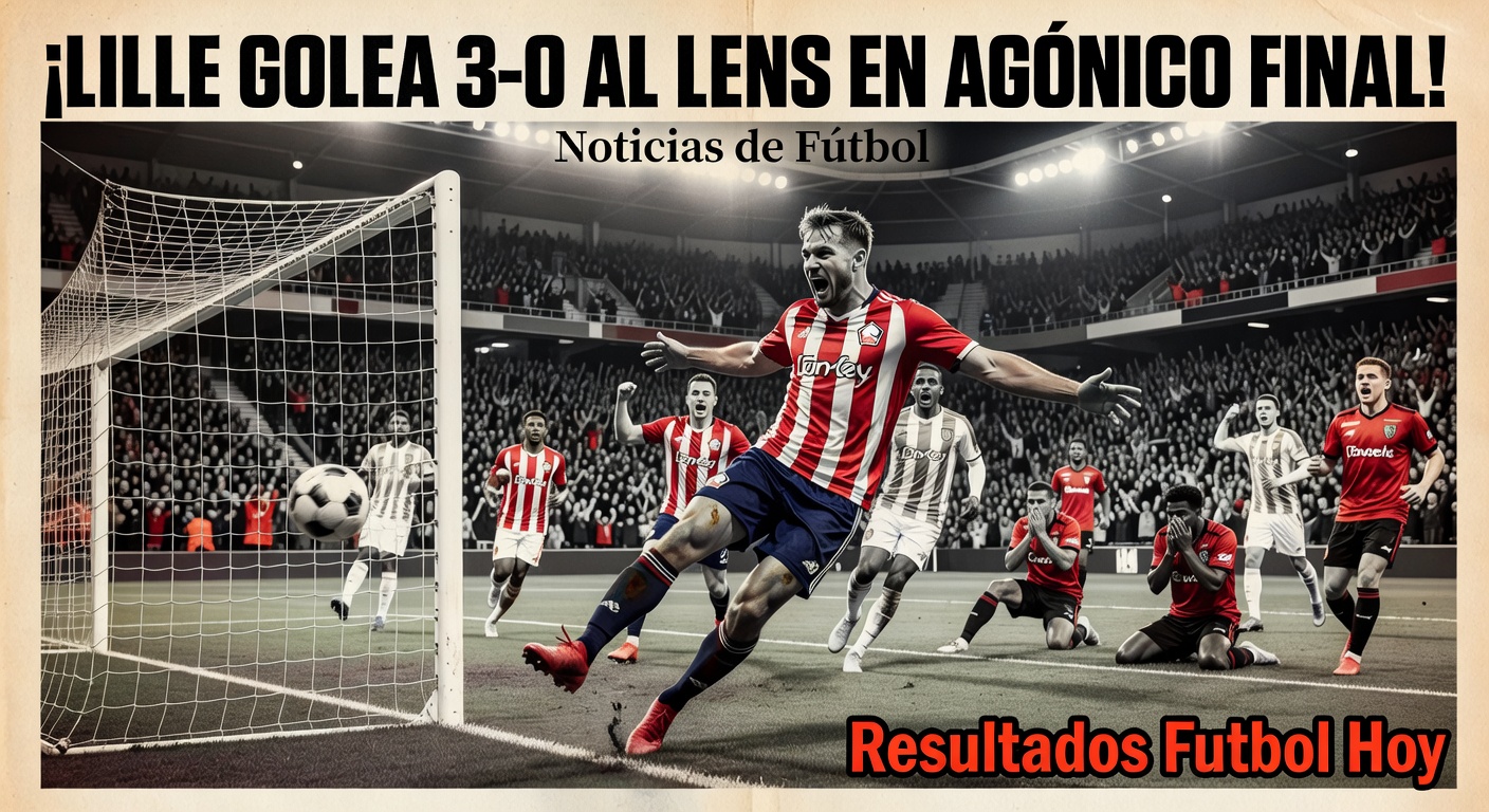 Lille 3-0 Lens in Ligue 1 Derby