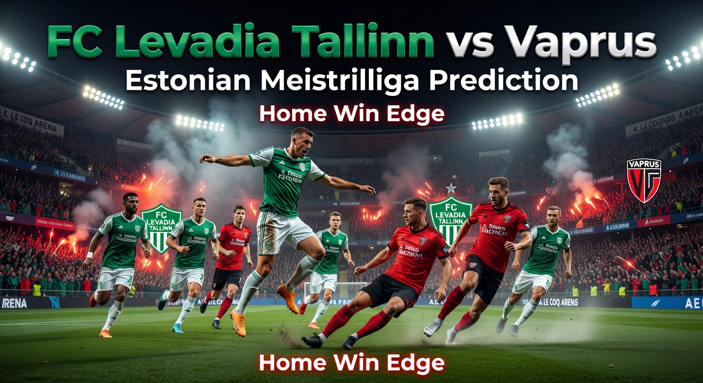 FC Levadia Tallinn vs Vaprus Pronóstico / Prediction