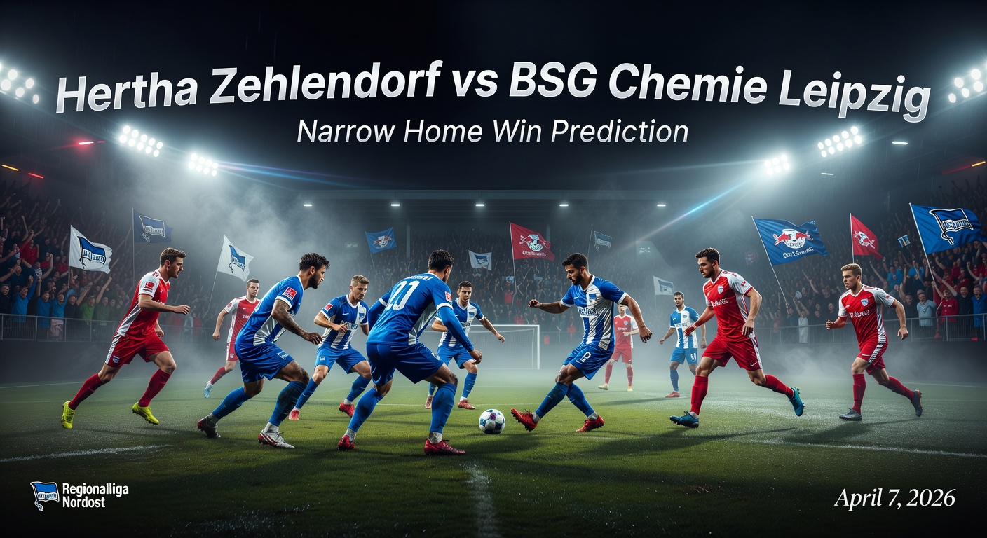Hertha Zehlendorf vs BSG Chemie Leipzig Pronóstico / Prediction
