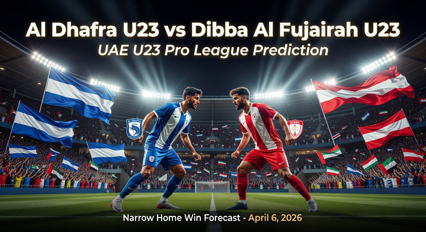 Al Dhafra U23 vs Dibba Al Fujairah U23 Pronóstico / Prediction