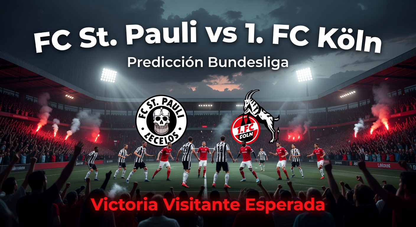 FC St. Pauli vs 1. FC Köln Pronóstico / Prediction