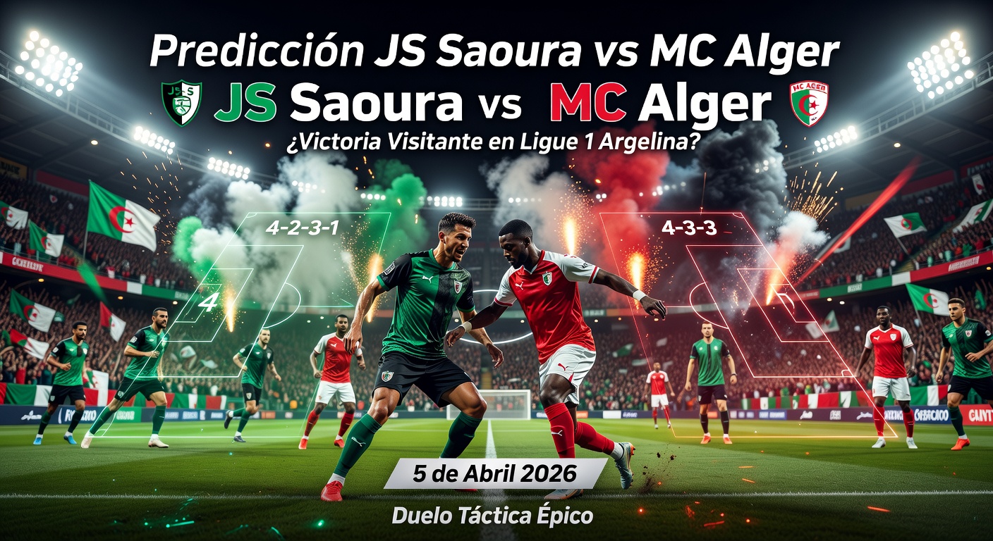 JS Saoura vs MC Alger Pronóstico / Prediction