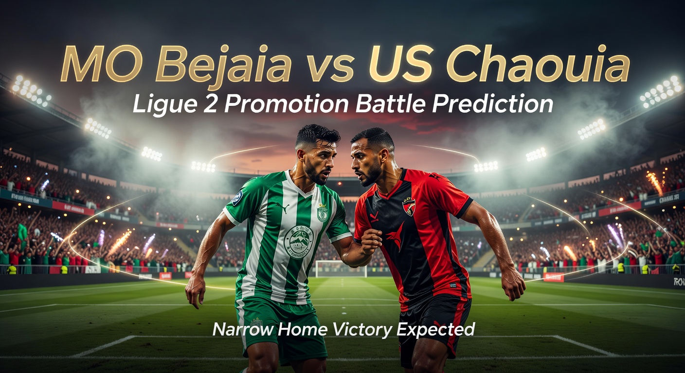 MO Bejaia vs US Chaouia Pronóstico / Prediction