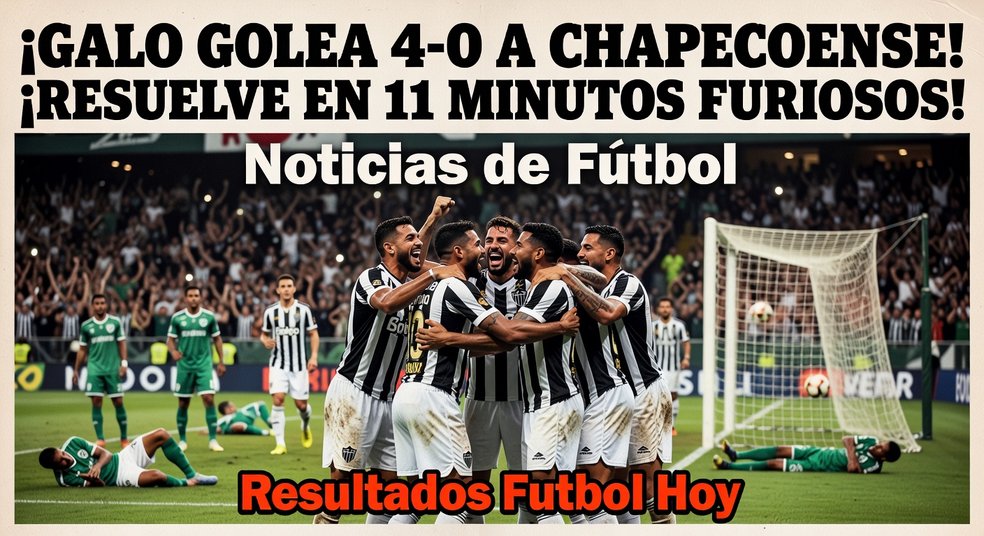 Atletico Mineiro thrash Chapecoense 4-0 in Brasileirao Serie A