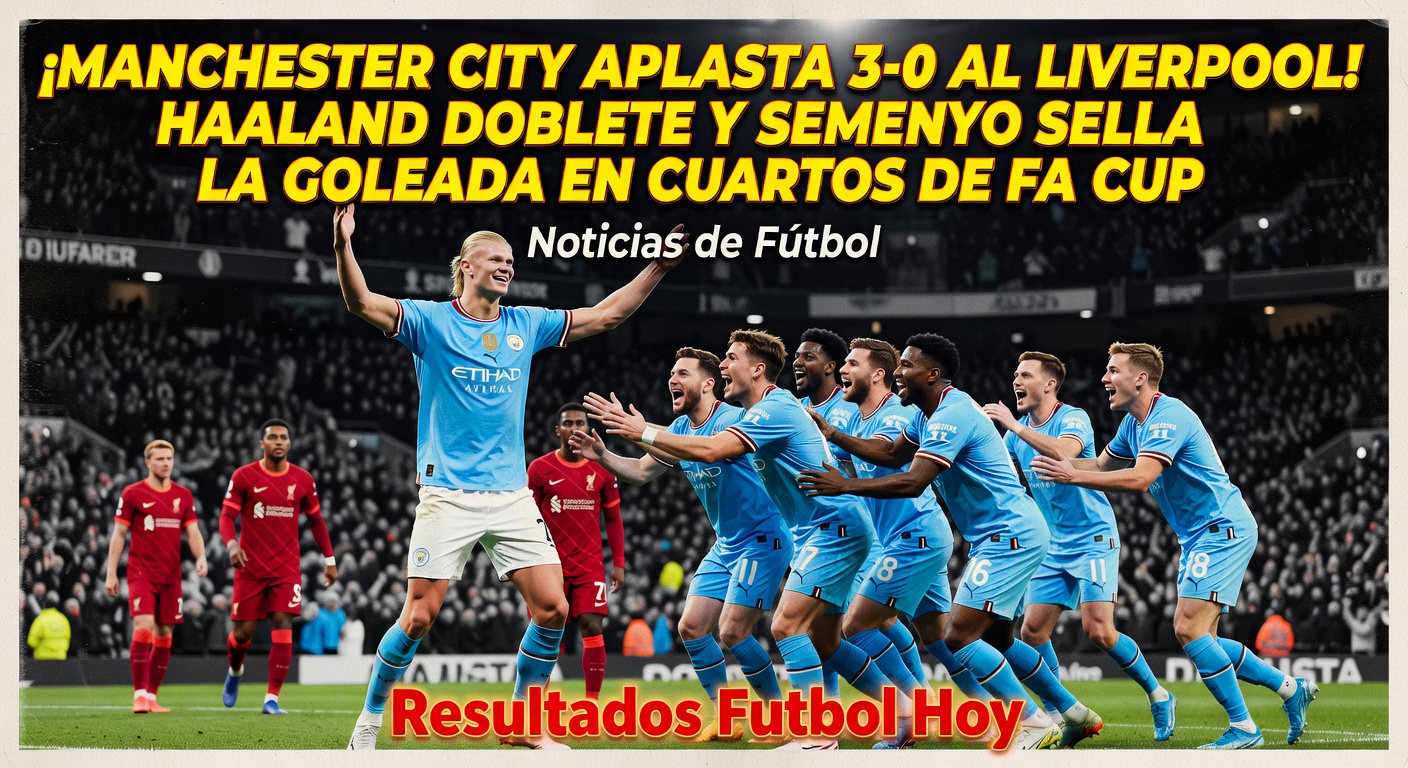 Manchester City 4-0 Liverpool (59') in FA Cup Quarter-Final - Sky Sports