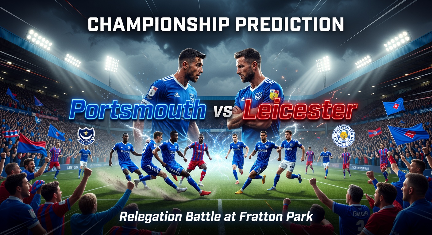 Portsmouth vs Leicester Pronóstico / Prediction