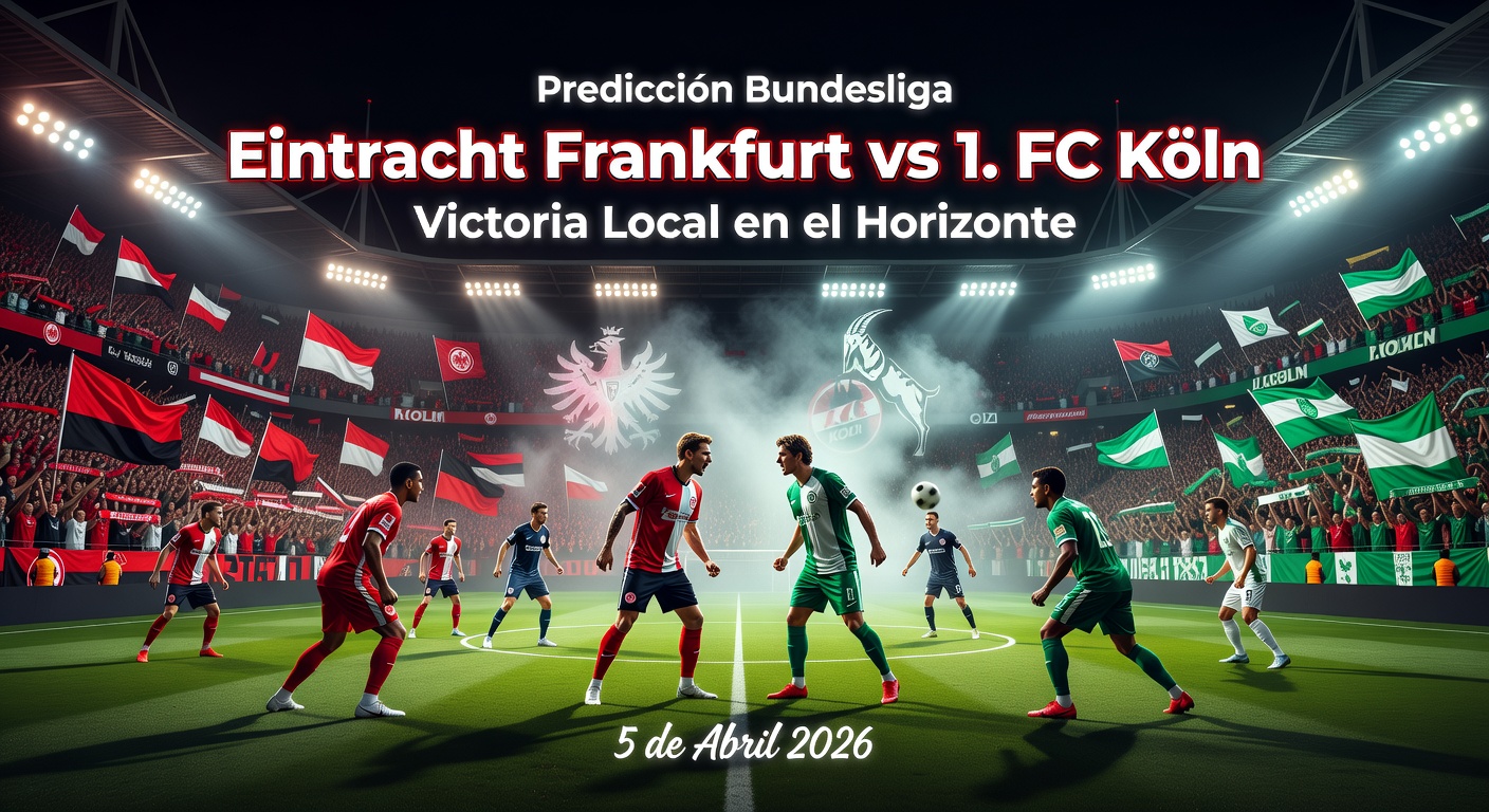 Eintracht Frankfurt vs 1. FC Köln Pronóstico / Prediction