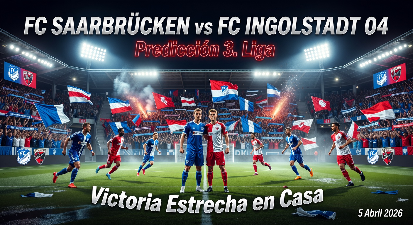 FC Saarbrücken vs FC Ingolstadt 04 Pronóstico / Prediction