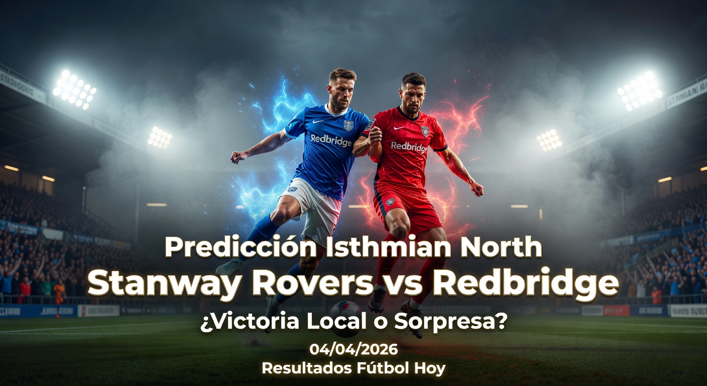 Stanway Rovers vs Redbridge Pronóstico / Prediction