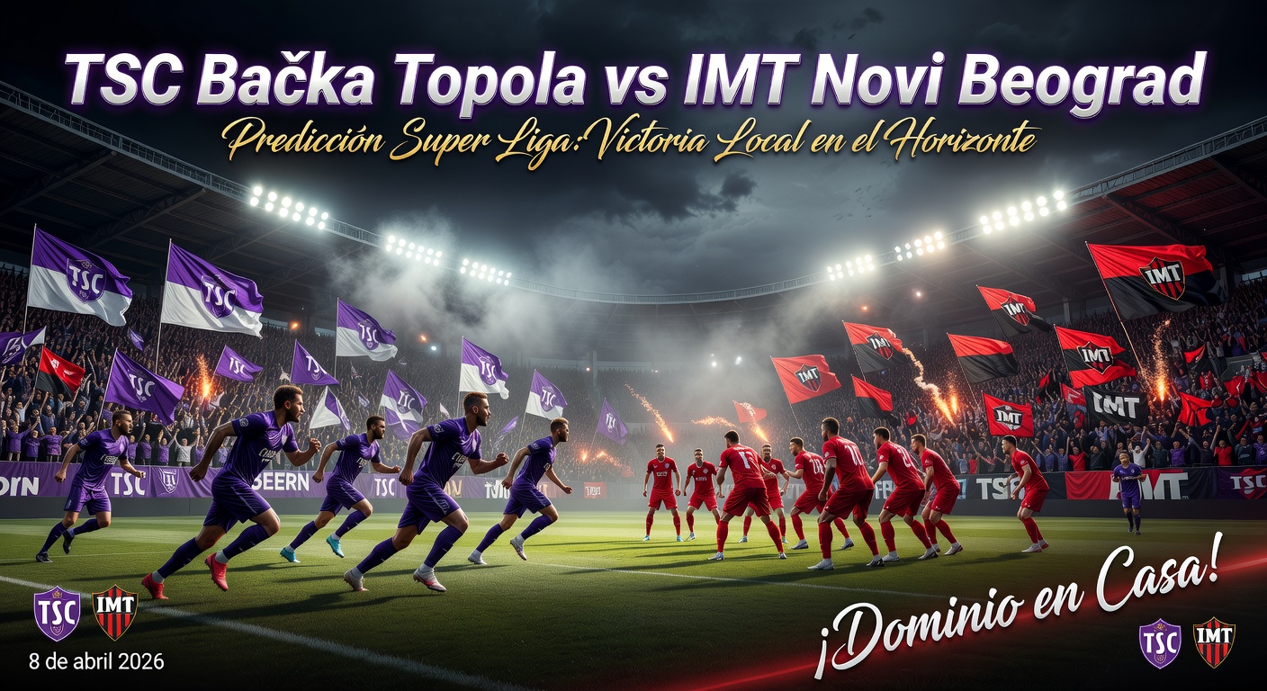 TSC Backa Topola vs IMT Novi Beograd Pronóstico / Prediction