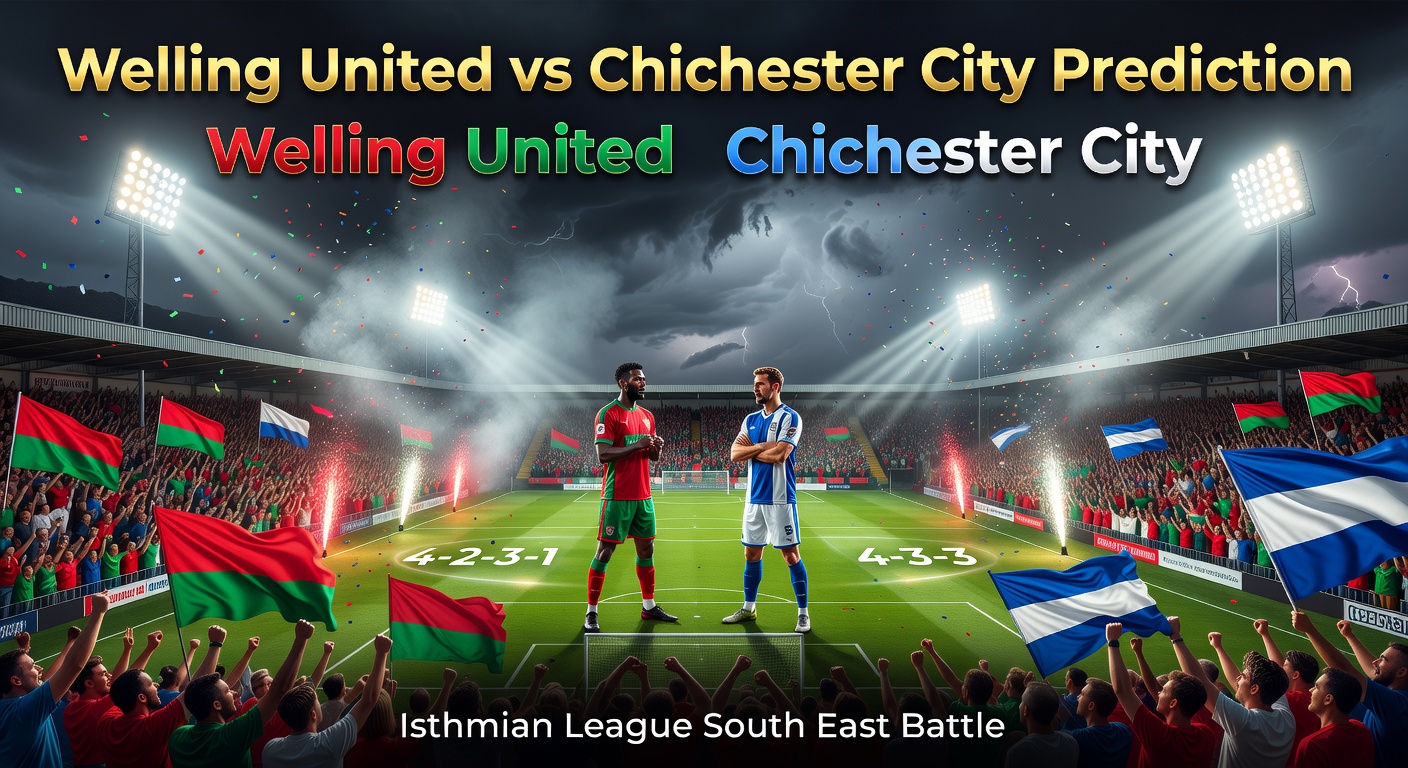 Welling United vs Chichester City Pronóstico / Prediction